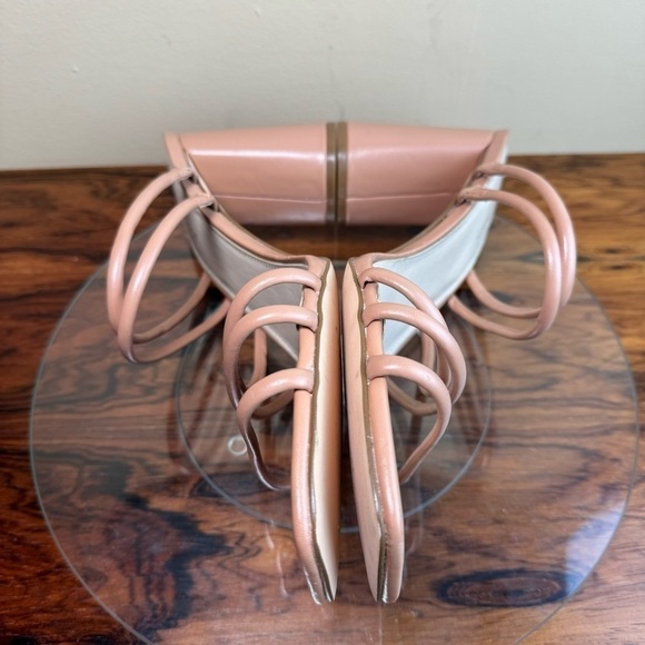 NINE WEST Strappy Open Toe Heel Sandals Platform Block Heels Size 12 - Picture 13 of 16